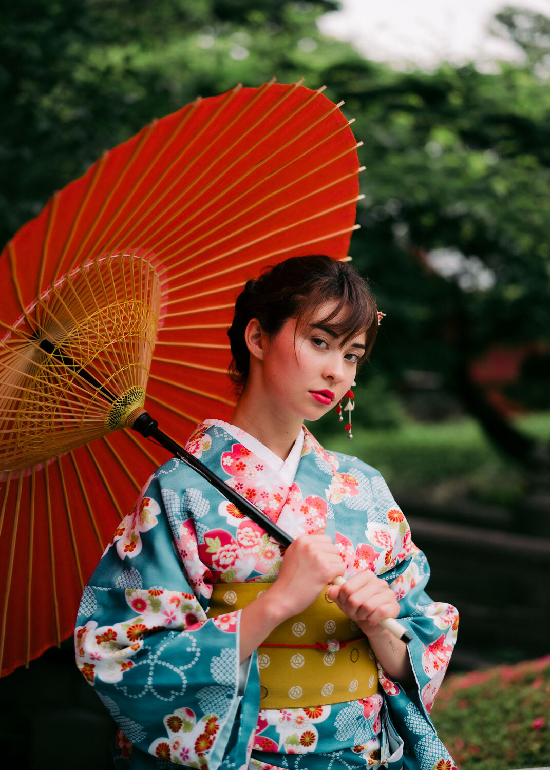 Kimono body alignment