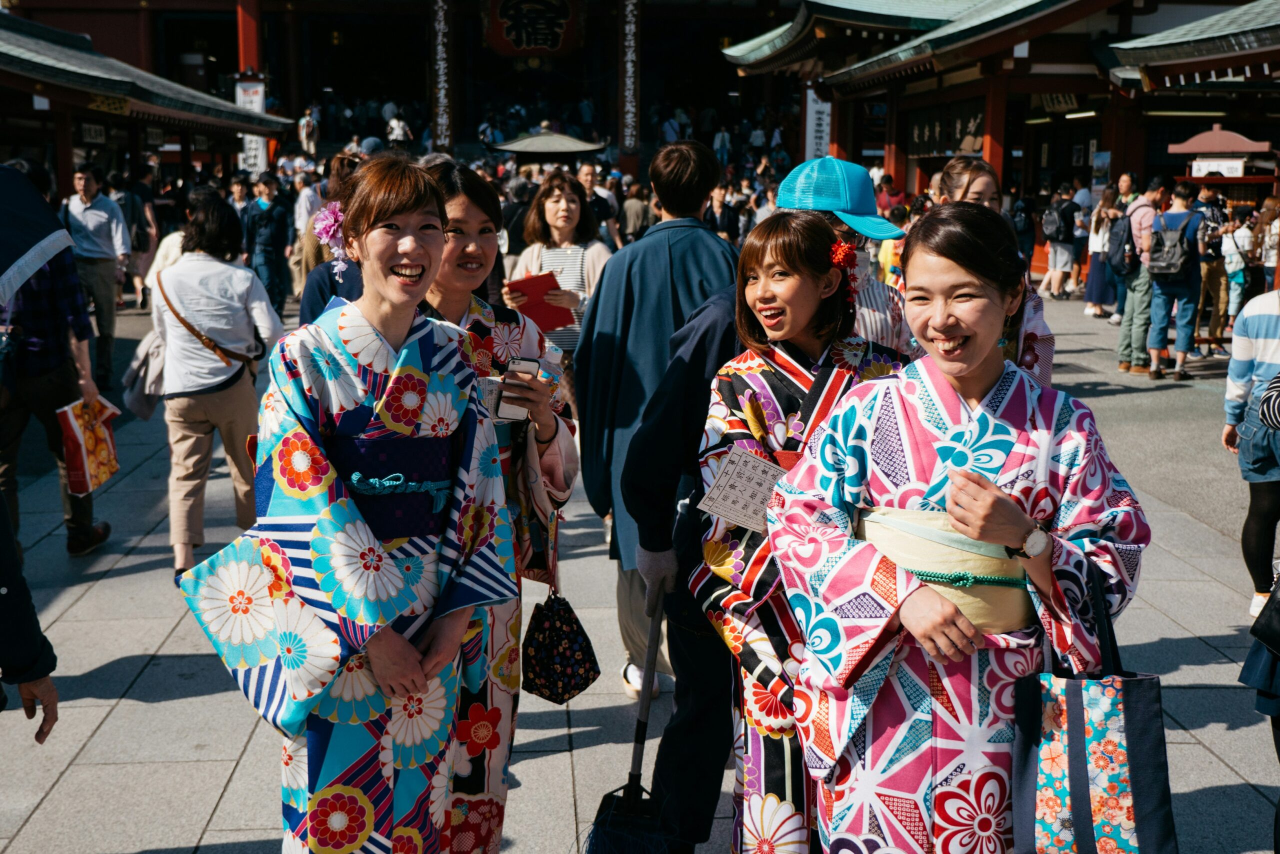 Beautiful woman wearing traditional kimono in Kyoto Japan portrait photography with authentic Japanese cultural setting and elegant styling